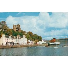 RMS King George V at Tobermory Pier Isle Of Mull 1970s Postcard