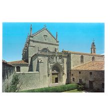 CARTUJA DE MIRAFLORES, BURGOS unused postcard vgc Church entrance =