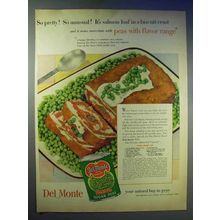 1954 Del Monte Sugar Peas Ad - Special Salmon Loaf
