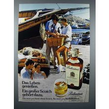 1979 Ballantine's Scotch Ad - German