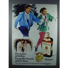 1979 Ballantine's Scotch Ad - in German