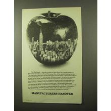 1978 Manufacturers Hanover Ad - The Big Apple