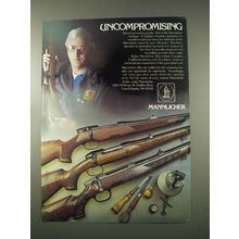 1978 Mannlicher Rifles Ad - Uncompromising