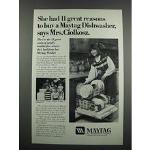 1983 Maytag Dishwasher Ad - She Had 11 Great Reasons