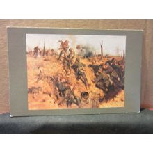 Sgt. A J Knight, Post Office Rifles WW1.. postcard by National Postal museum =