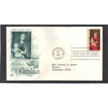 FDC Art Craft 1336 5c Christmas (Cachet-Typed/A) CV39040