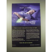 2006 Sepracor Lunesta Ad - Peaceful, restful sleep