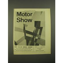 1967 Motor Show Ad - Motor Show Oct 18-28 Earls Court