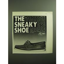 1970 Sperry Top-Sider Shoes Advertisement - The Sneaky Shoe