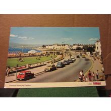 EXMOUTH FROM THE PAVILION, DEVON used postcard by E T W Dennis & Sons 1985 pm =