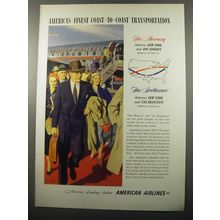 1950 American Airlines Advertisement - finest coast-to-coast transportation