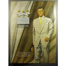 1951 Forstmann Wool Suit Advertisement - Quality Craftsmanship Style