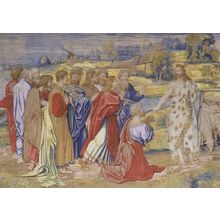 Pieter Van Aeist Christs Charge To Peter V&A Painting Postcard