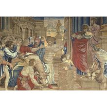 Peter Van Aeist The Sacrifice At Lystra V&A Painting Postcard