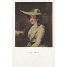 Lavinia Bingham Joshua Reynolds Painting Medici Vintage Old Postcard