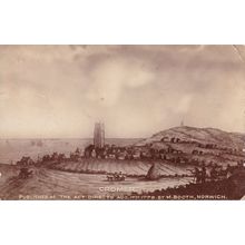Cromer Norfolk in 1779 Real Photo Antique Postcard