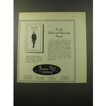 1960 Rogers Peet Fashion Ad - For the school and university bound