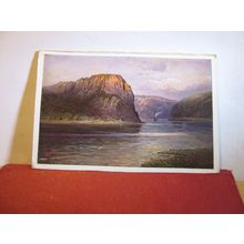 DIE LORELEY RHEIN, GERMANY unused vintage postcard =