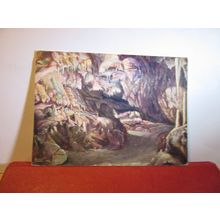 THE ROCKY CHAMBER , KENTS CAVERN, TORQUAY, DEVON used postcard 1963 pm =