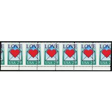 2618, Mint NH 29¢ - Misperforated Error Strip of Six * Stuart Katz