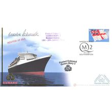 Commodore Warwick HMS Cunard Ship LTD TO 100 Queen Mary 2 Hand Signed FDC