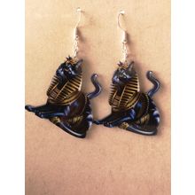 Egyptian Pharaoh Cat Acrylic Earrings