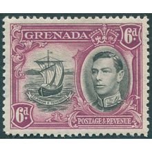 Grenada 1938 6d black & purple Perf 12½ SG159 unused