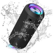 Ortizan Portable Bluetooth Speaker: IPX7 Waterproof, 24W Loud Sound, Deep Bass,