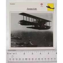Farman F.168 - France - Seaplane - Collectors Club Card