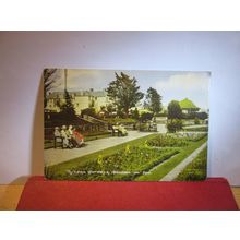 THE SUNKEN GARDENS, CLACTON-ON-SEA, ESSEX. used postcard by F Frith 1959 pm =