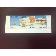 ICOLLECTZONE US Palau 247-48 Plate number VF NH