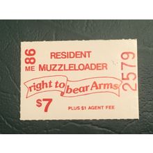ICOLLECTZONE US Maine 1986 Muzzleloader Resident Stamp VF NH
