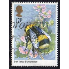 GB 1985 Insects - Buff-tailed Bumble Bee 17p used
