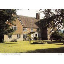Gillhope Farm Farming Mayfield Sussex Postcard