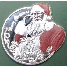 Merry Christmas. Challenge Coin. 1.50". A89b.