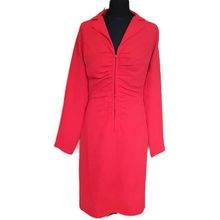 Victoria's Secret Moda International Red Hook & Eye Dress Size S 10 - 12 UK