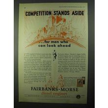 1931 Fairbanks-Morse Diesel Engines Ad - Competition