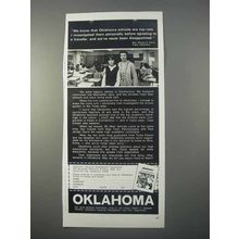 1966 Oklahoma Industrial Development Ad - Schools