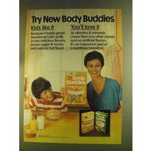 1980 General Mills Body Buddies Cereal Ad