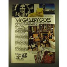 1980 Ethan Allen Galleries Ad - Goes Around the World