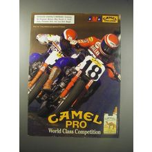 1990 Camel Cigarettes Ad - Camel Pro World Class Competition