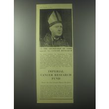 1954 Imperial Cancer Research Fund Advertisement - Dr. Cyril Garbett