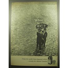 1959 Schenley O.F.C. Whisky Ad - What is O.F.C.?
