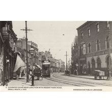 Coventry Road Junction Whitmore Small Heath Birmingham Old Shops Postcard