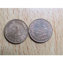 1984g 2 Pfennig Germany Coin