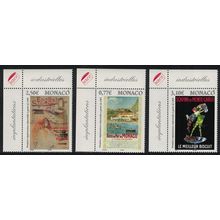 Monaco Advertising Posters 3v Corners 2005 MNH SG#2708-2710 MI#2750-2752
