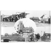 Snape, Suffolk, Multiview RP Postcard.