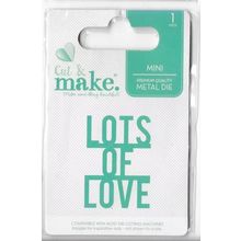 Cut & Make. Lots Of Love Die. Die Cutting Cardmaking Scrapbooking Crafts
