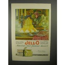 1922 Lemon Jell-O Dessert Ad!