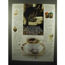 1989 Gevalia Coffee Ad - In The Hands of Stubborn Swede